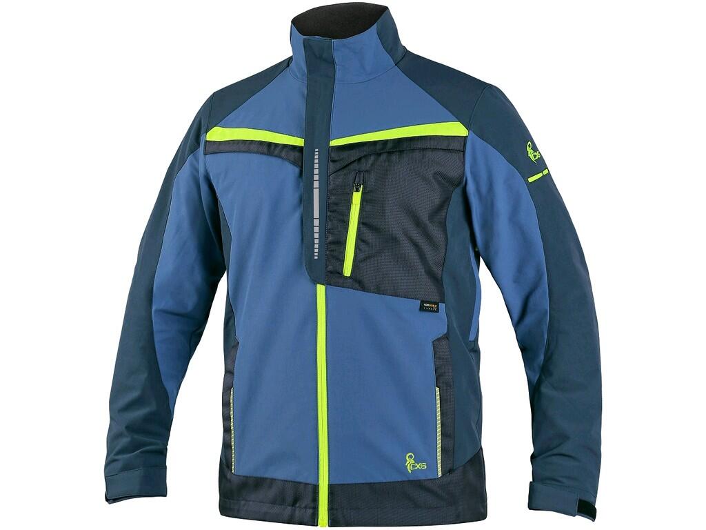 GIACCA CXS NAOS, UOMO, BLU-BLU, HV GIALLO ACCESSORI