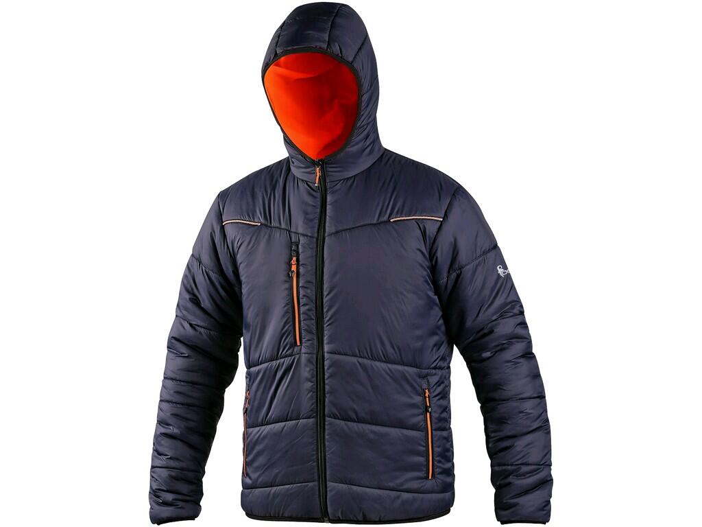 GIACCA CXS CHESTER, ALTA VISIBILE, DOUBLE-SIDE, ARANCIO - BLU