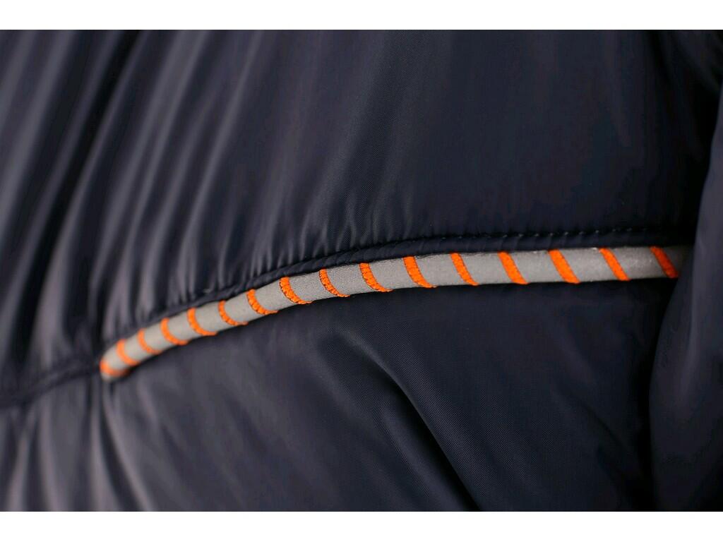 GIACCA CXS CHESTER, ALTA VISIBILE, DOUBLE-SIDE, ARANCIO - BLU