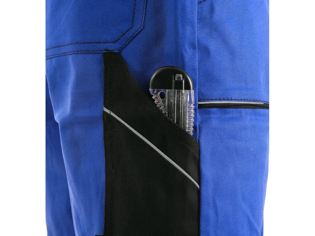 PANTALONI DA LAVORO BIB CXS LUXY ROBIN, UOMO, 170-176CM, BLU-NERO