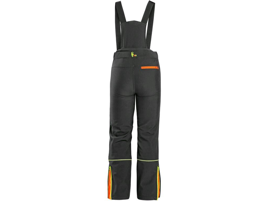 PANTALONE CXS TRENTON SOFTSHELL INVERNALE BAMBINO NERO HV GIALLO/ARANCIO ACCESSORI