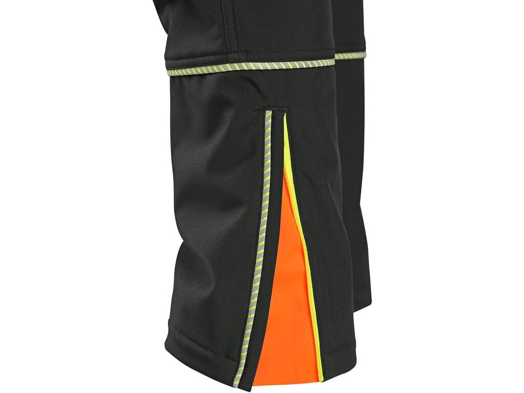 PANTALONE CXS TRENTON SOFTSHELL INVERNALE BAMBINO NERO HV GIALLO/ARANCIO ACCESSORI