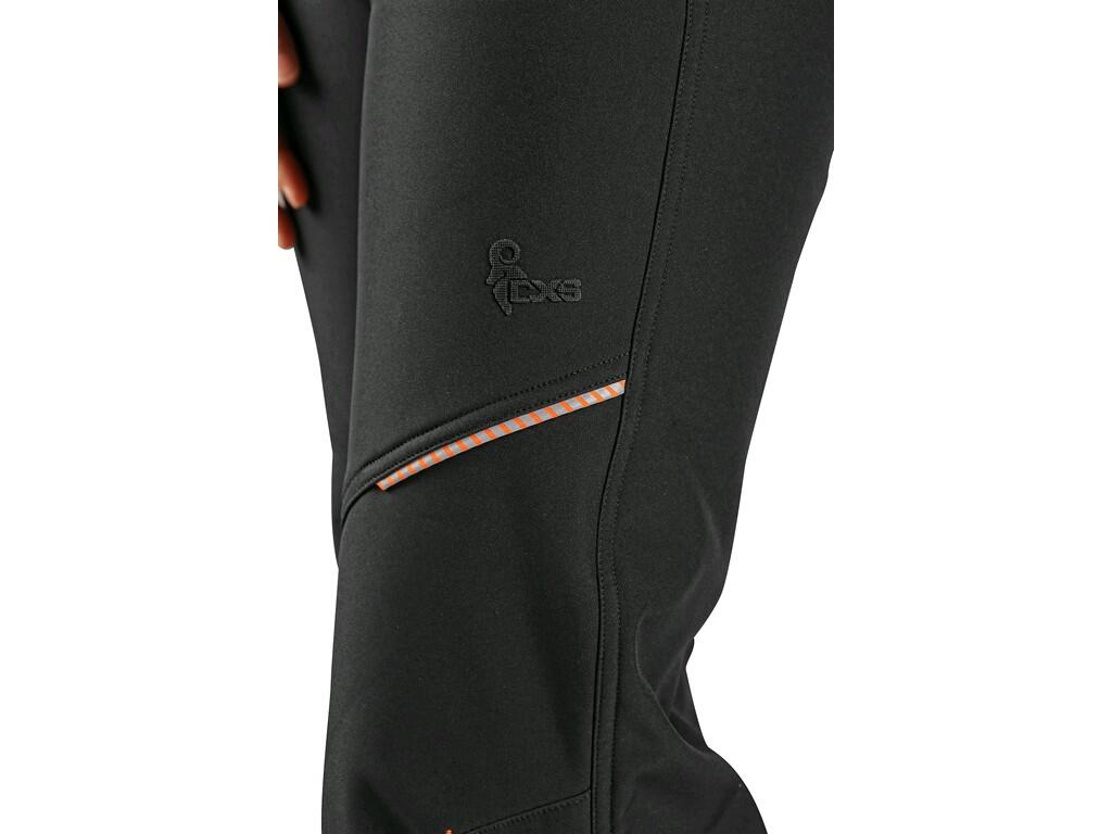 PANTALONE CXS TRENTON SOFTSHELL INVERNALE BAMBINO NERO HV GIALLO/ARANCIO ACCESSORI