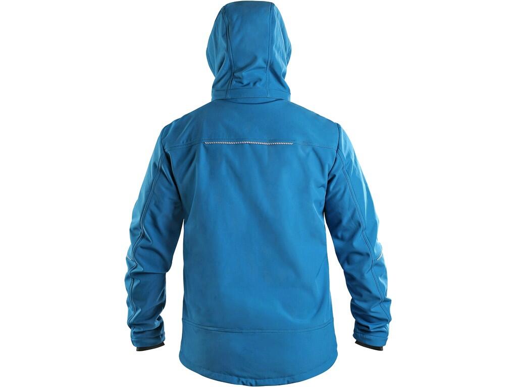 VESTE CXS STRETCH, HOMME, SOFTSHELL, BLEU MOYEN