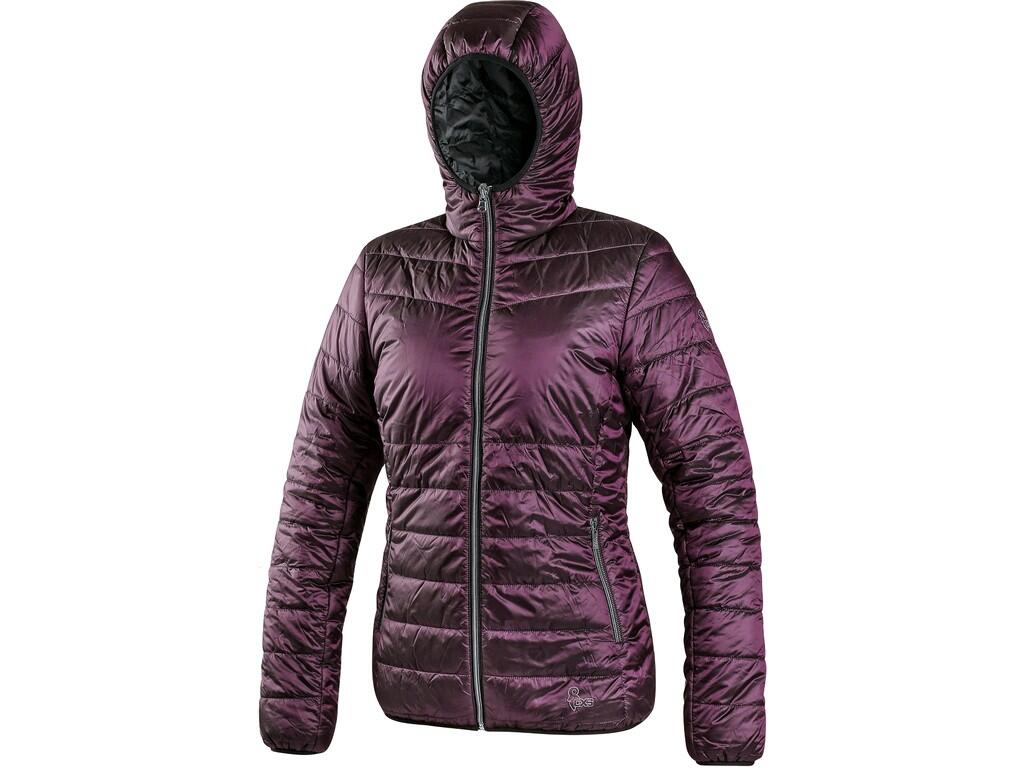 VESTE CXS OCEANIA, HIVER, FEMME, REMBOURRÉE DOUBLE FACE, VIOLET-NOIR