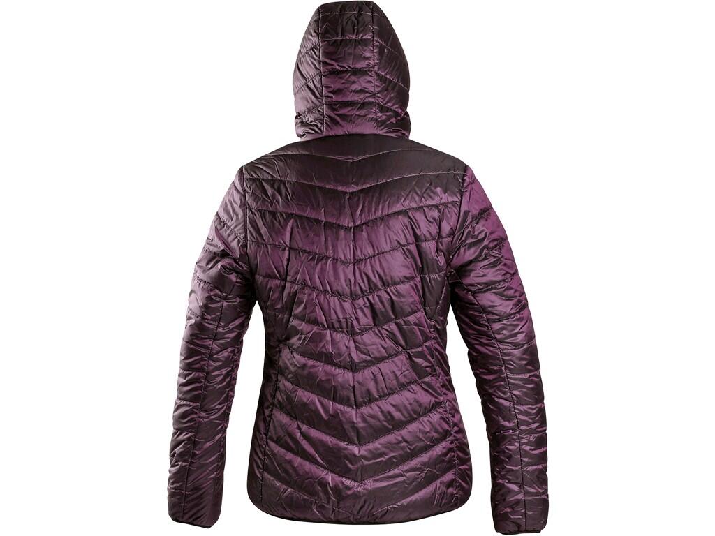 VESTE CXS OCEANIA, HIVER, FEMME, REMBOURRÉE DOUBLE FACE, VIOLET-NOIR