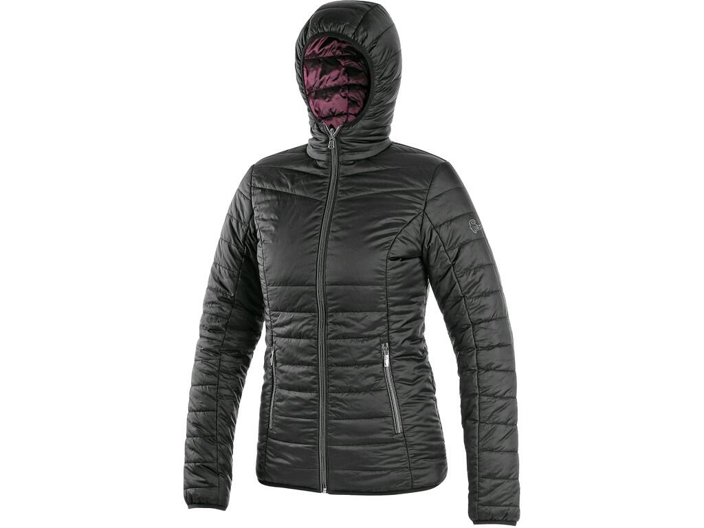 VESTE CXS OCEANIA, HIVER, FEMME, REMBOURRÉE DOUBLE FACE, VIOLET-NOIR