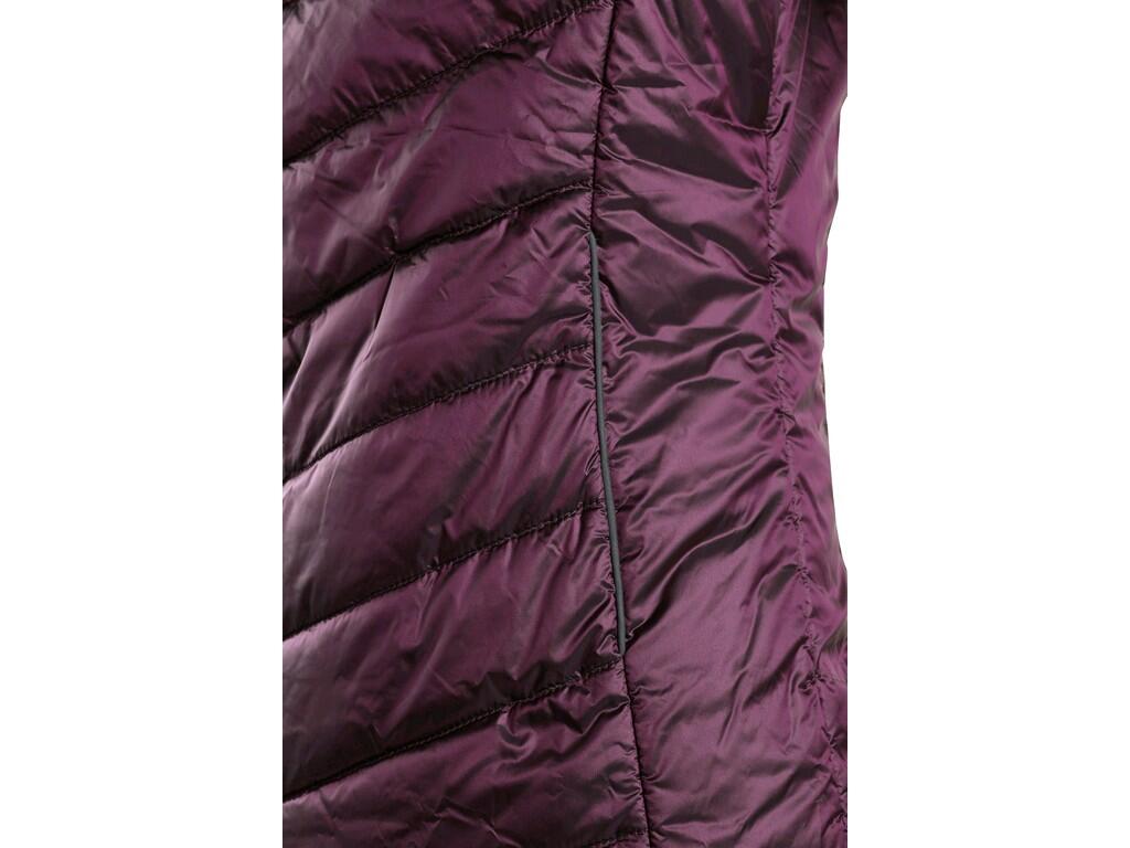 VESTE CXS OCEANIA, HIVER, FEMME, REMBOURRÉE DOUBLE FACE, VIOLET-NOIR
