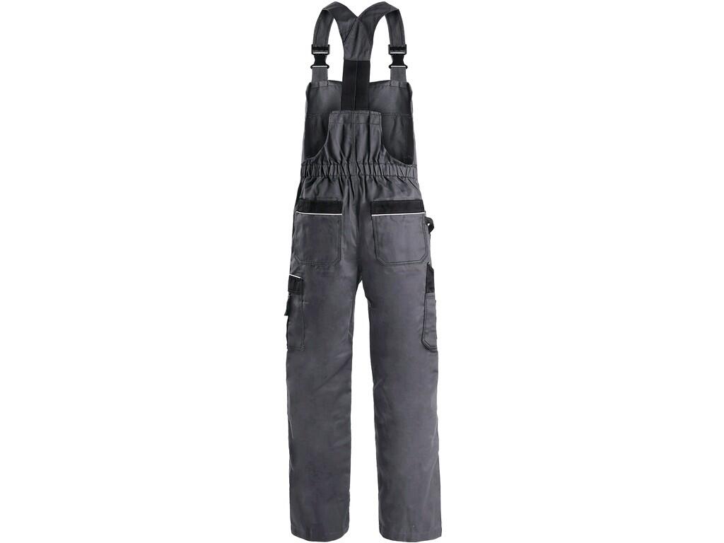 PANTALONE CON PETTORINA CXS ORION KRYŠTOF, 170-176CM, INVERNALE,UOMO, GRIGIO-NERO