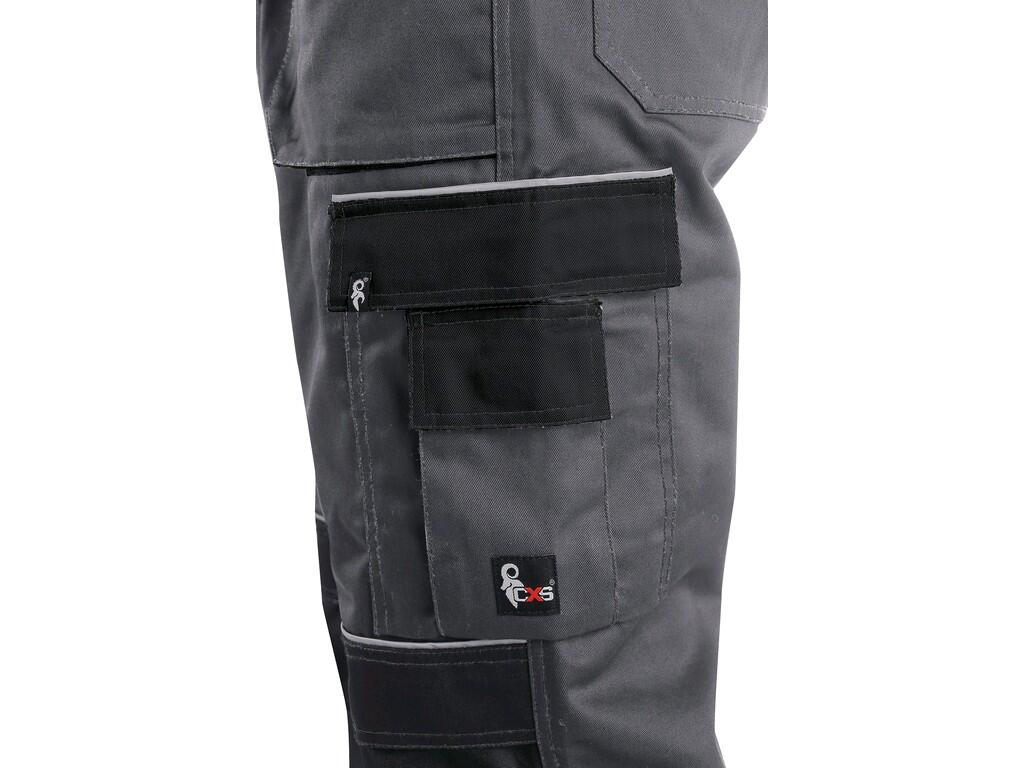 PANTALONE CON PETTORINA CXS ORION KRYŠTOF, 170-176CM, INVERNALE,UOMO, GRIGIO-NERO