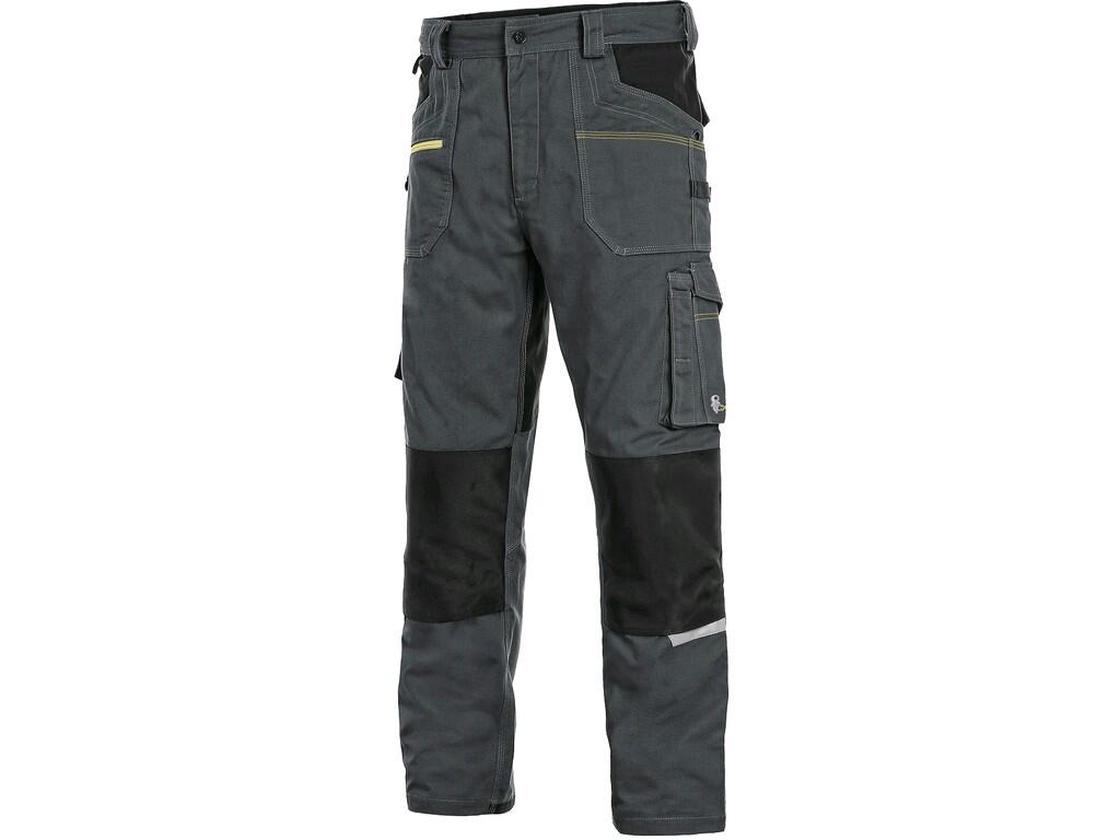 TROUSERS CXS STRETCH, MEN´S, DARK GREY-BLACK