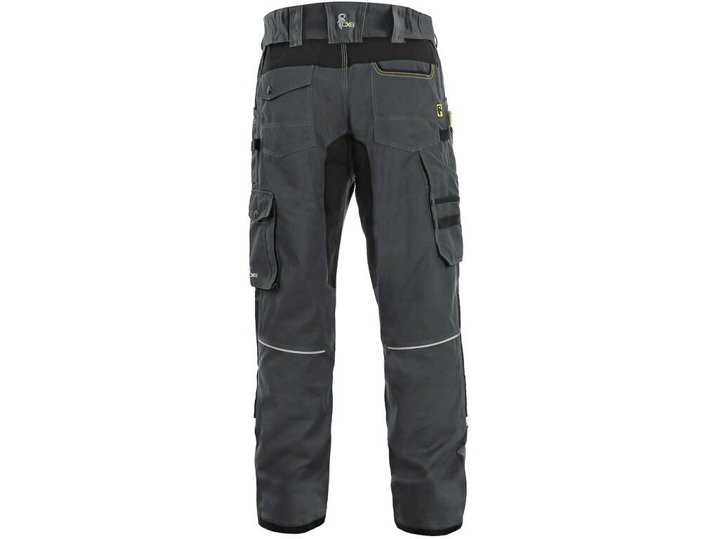 TROUSERS CXS STRETCH, MEN´S, DARK GREY-BLACK
