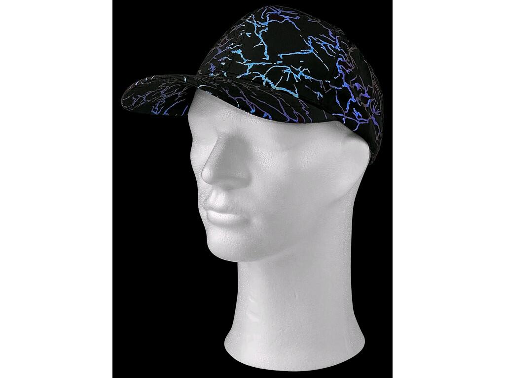CASQUETTE CXS XAVER, AVEC UNE PIC, NOIRE AVEC REFLEX