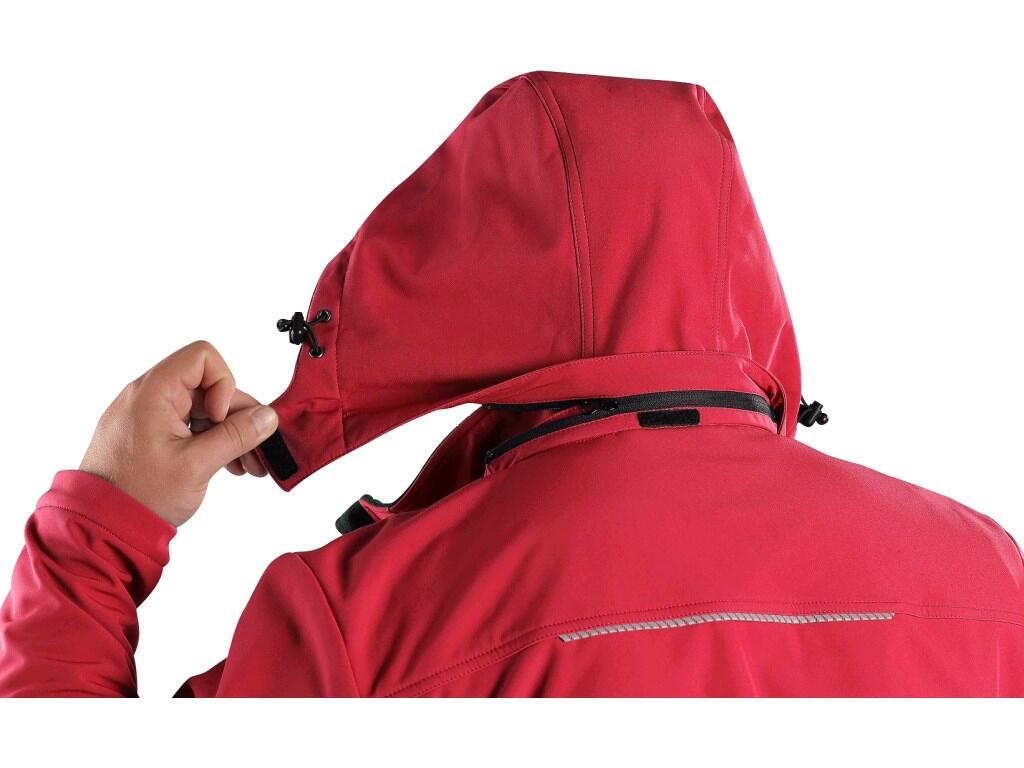 JACKET CXS STRETCH, MEN'S, SOFTSHELL, RED