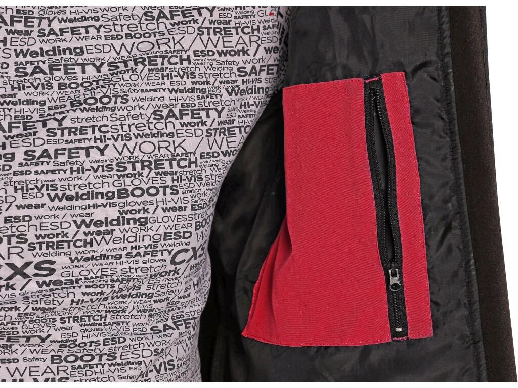 JACKET CXS STRETCH, MEN'S, SOFTSHELL, RED