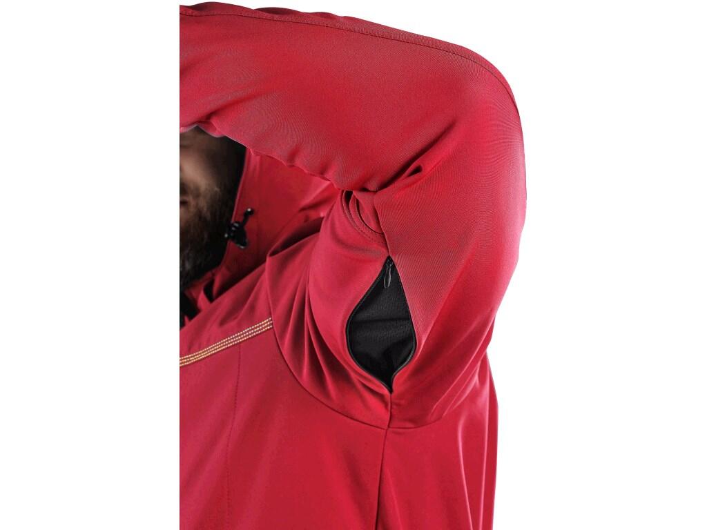 JACKET CXS STRETCH, MEN'S, SOFTSHELL, RED
