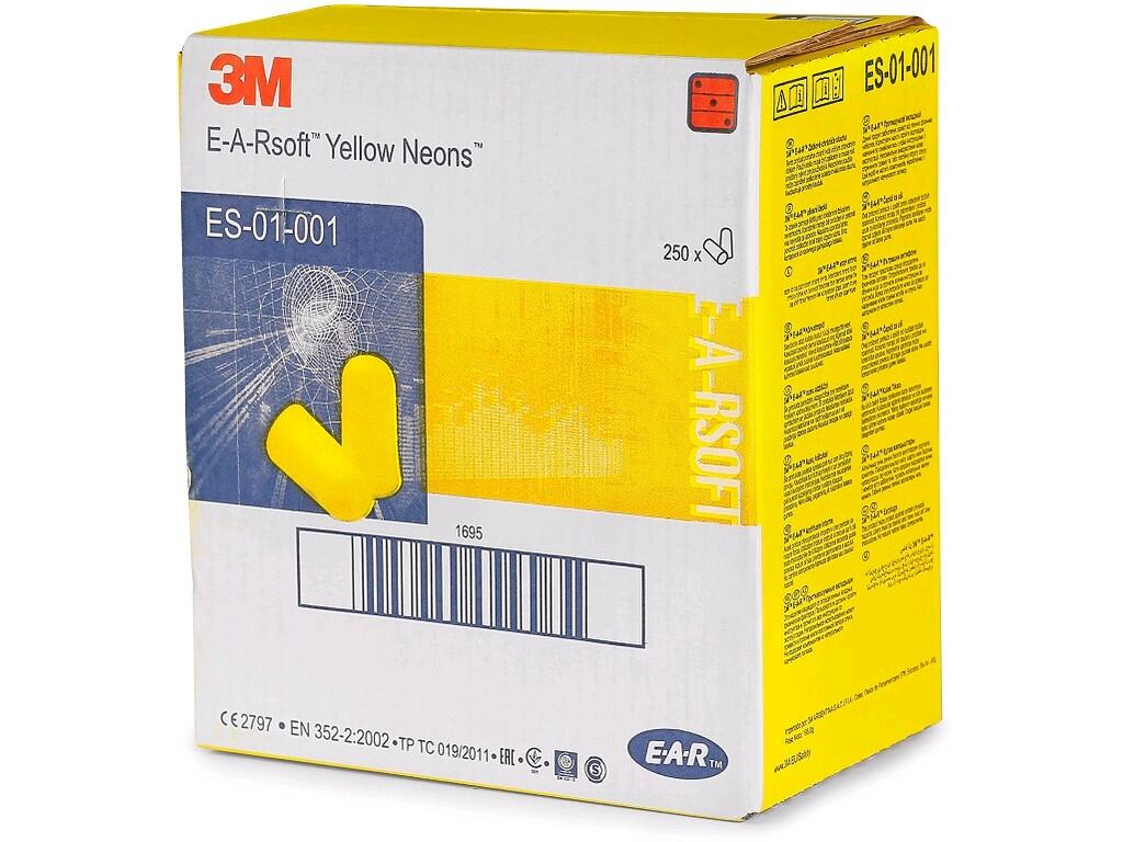 TAPPI PER LE ORECCHIE 3M EAR SOFT NEON 250 paia