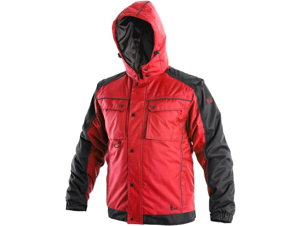 VESTE REMBOURRÉE POUR HOMMES 2EN1 IRVINE, HIVER, HOMME, ROUGE-NOIR