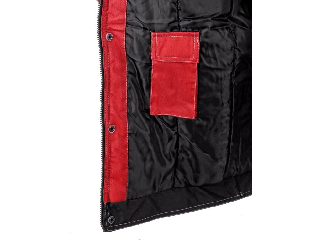 VESTE REMBOURRÉE POUR HOMMES 2EN1 IRVINE, HIVER, HOMME, ROUGE-NOIR