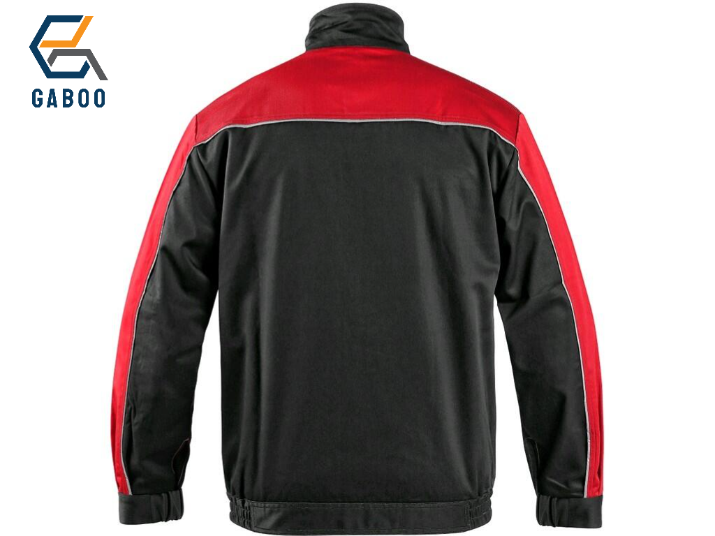 JACKE ORION OTAKAR, HERREN, SCHWARZ-ROT
