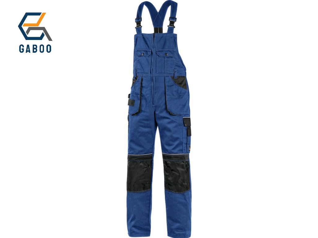 PANTALON DE TRAVAIL POUR HOMMES AVEC BIB ORION KRYŠTOF, BLEU-NOIR
