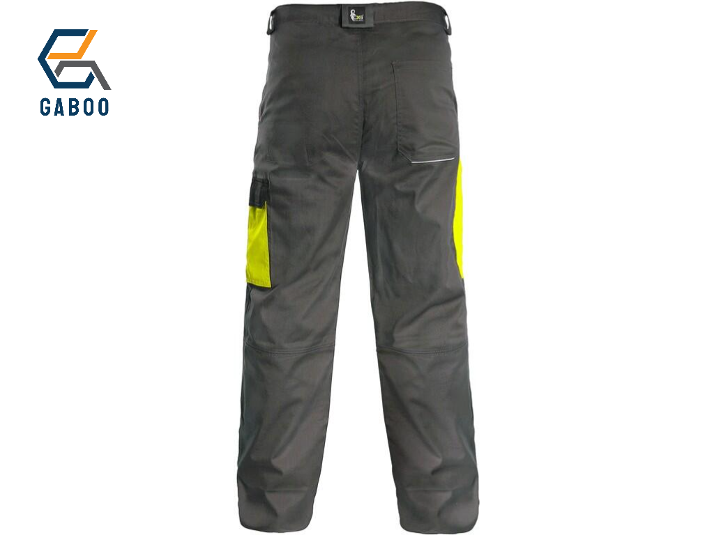 PANTALON DE TRAVAIL PHOENIX CEFEUS, GRIS-JAUNE