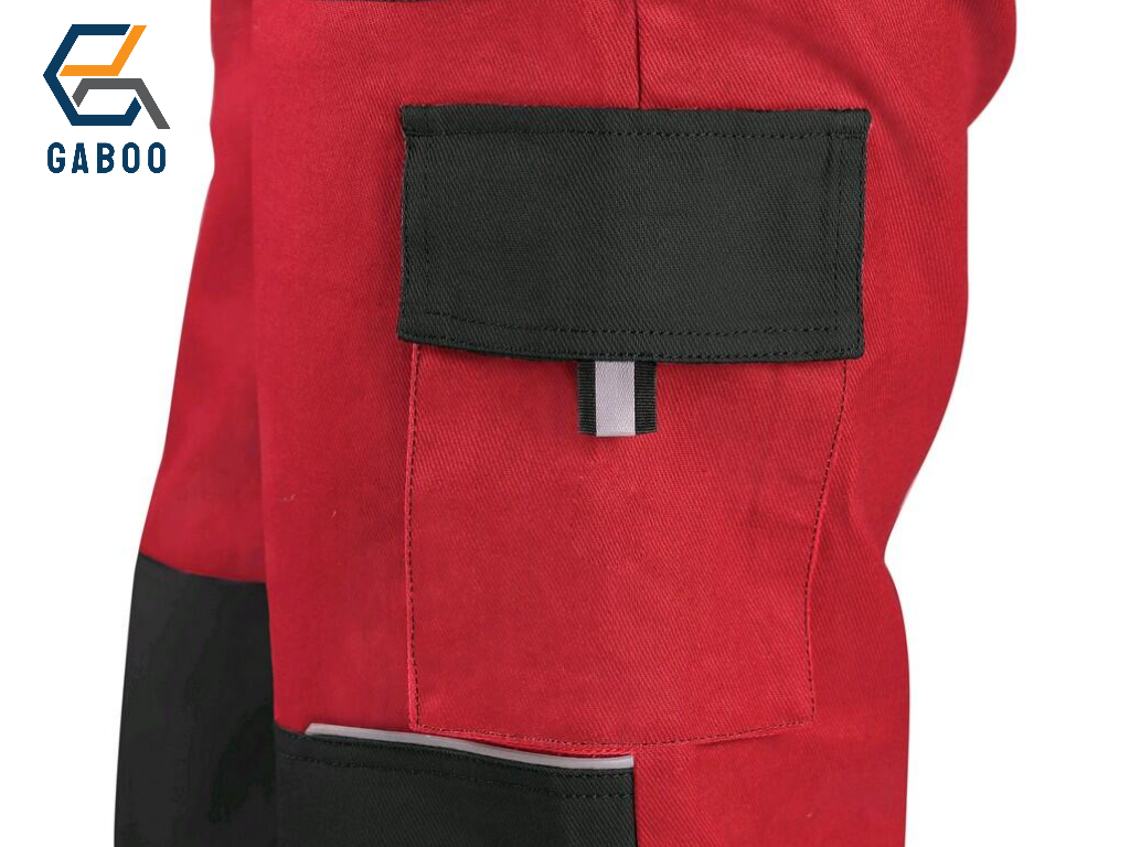 BIBPANTS CXS LUXY ROBIN, HOMME, ROUGE-NOIR