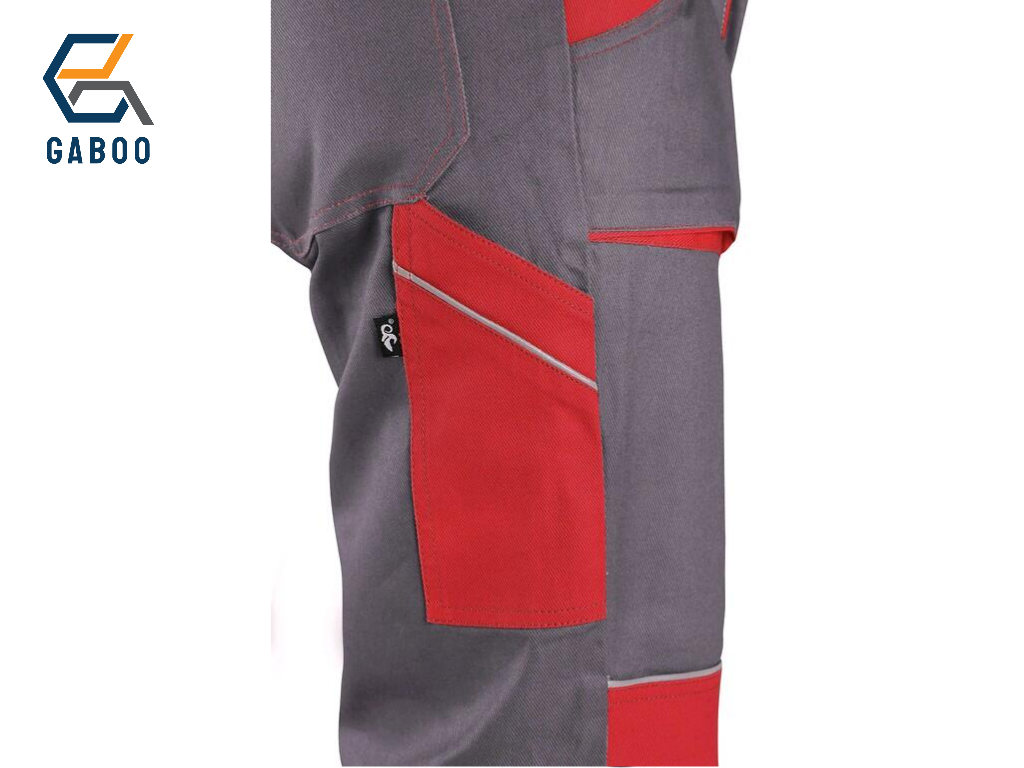 BIBPANTS CXS LUXY ROBIN, DA UOMO, GRIGIO-ROSSO