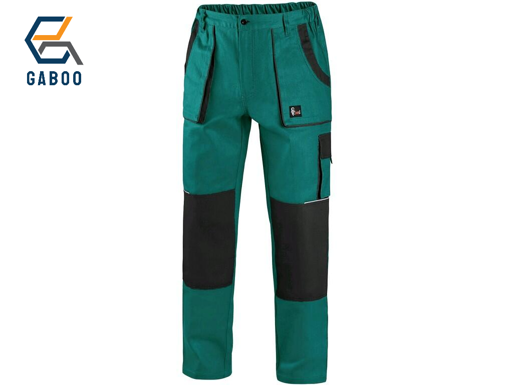 PANTALONE DA LAVORO CXS LUXY JOSEF, DA UOMO, VERDE-NERO