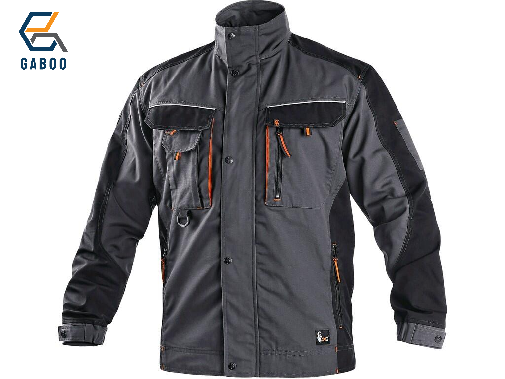 JACKE SIRIUS LUCIUS, HERREN, GRAU-ORANGE