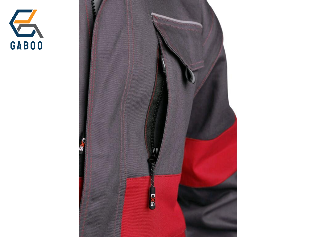 JACKE CXS LUXY EDA, HERREN, GRAU-ROT