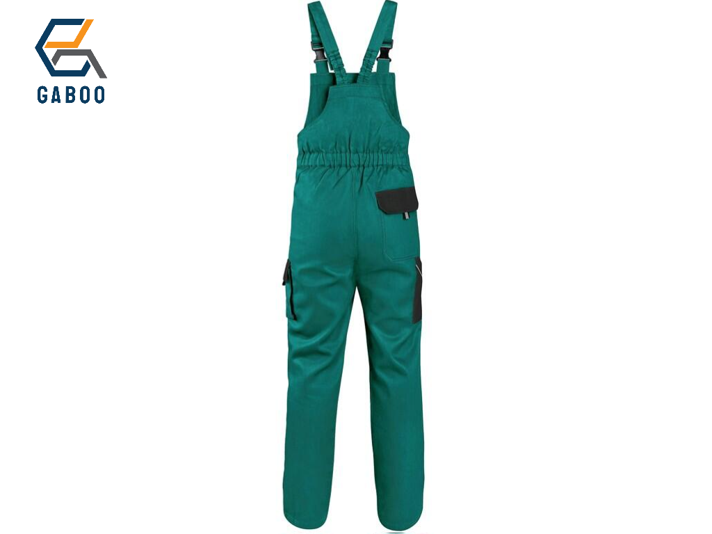 TRÄGERHOSE CXS LUXY ROBIN, LÄNGER, HERREN, GRÜN-SCHWARZ