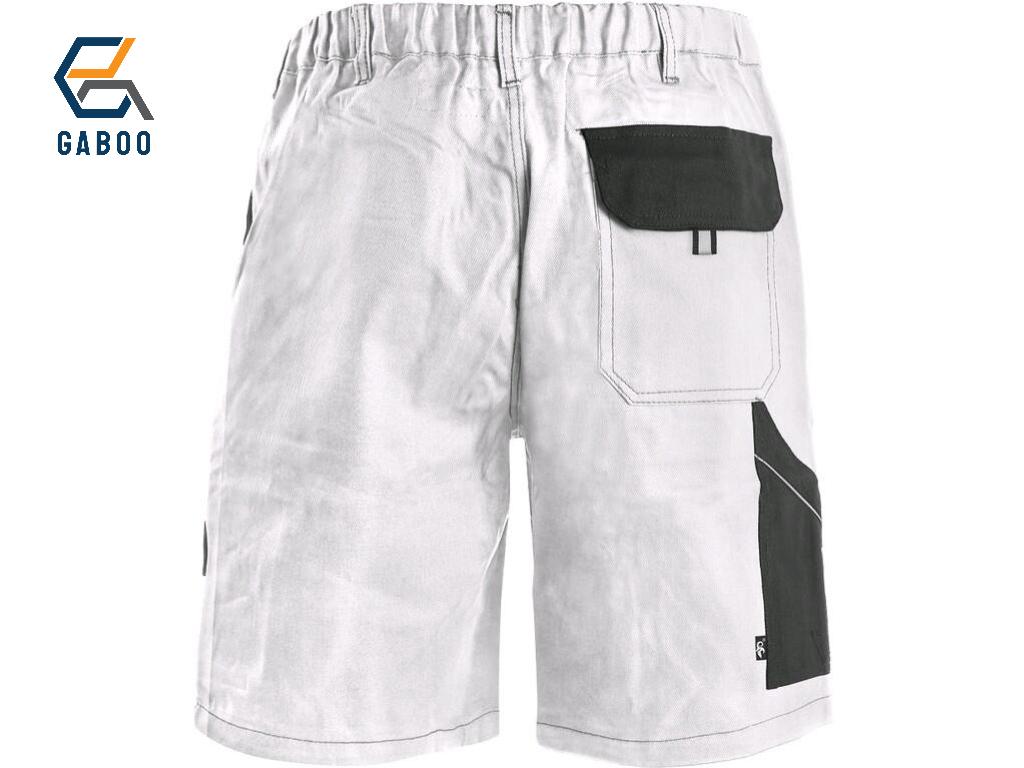 WORKING SHORTS CXS LUXY TOMÁŠ, MEN’S, WHITE-GREY