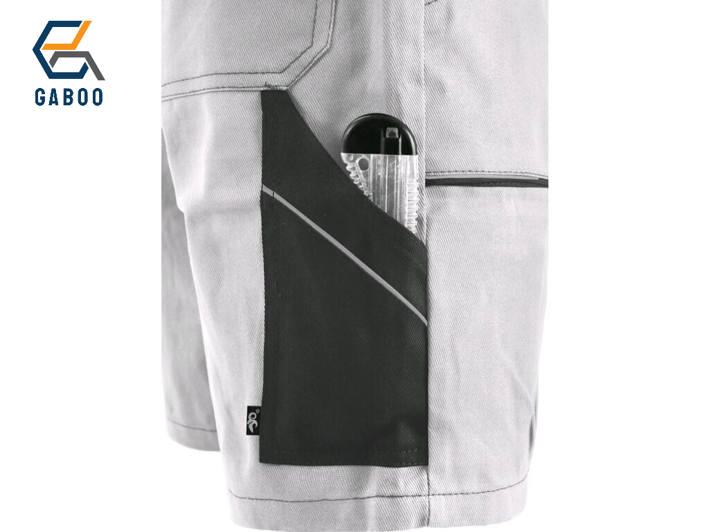 WORKING SHORTS CXS LUXY TOMÁŠ, MEN’S, WHITE-GREY