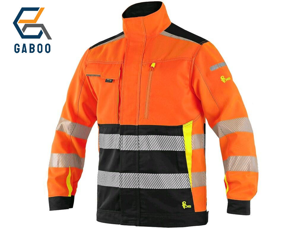 JACKE CXS BENSON, HIGH SICHTBAR, HERREN, ORANGE-SCHWARZ