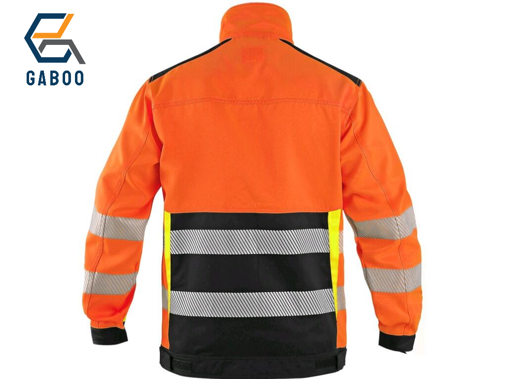 JACKE CXS BENSON, HIGH SICHTBAR, HERREN, ORANGE-SCHWARZ
