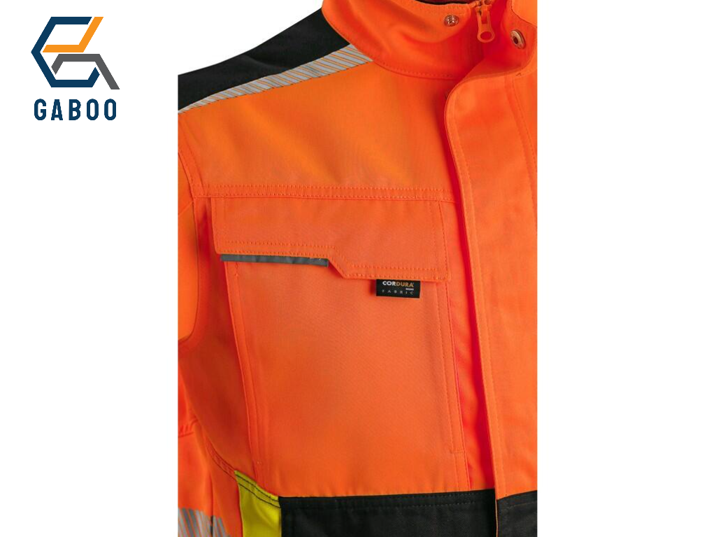 JACKE CXS BENSON, HIGH SICHTBAR, HERREN, ORANGE-SCHWARZ