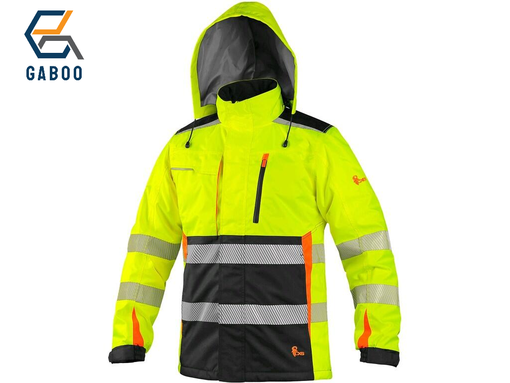 GIACCA CXS BENSON, ALTA VISIBILE, IMBOTTITA, GIALLO-NERO
