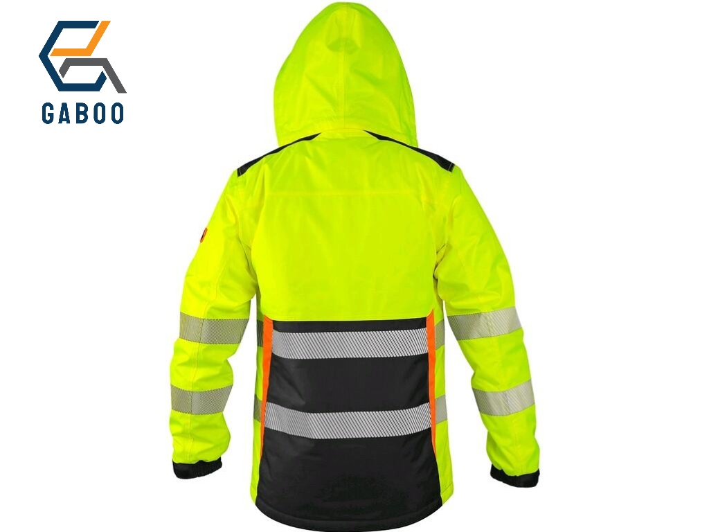 GIACCA CXS BENSON, ALTA VISIBILE, IMBOTTITA, GIALLO-NERO
