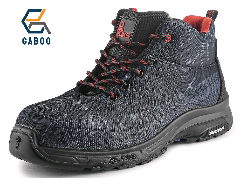 CXS MICHELIN SCRIVIA S3 ANKLE BOOT, GRAY AND BLACK