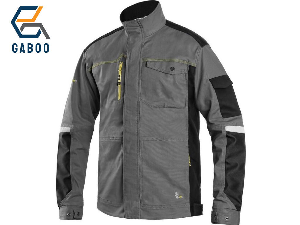 GIACCA DA LAVORO CXS STRETCH, DA UOMO, GRIGIO-NERO