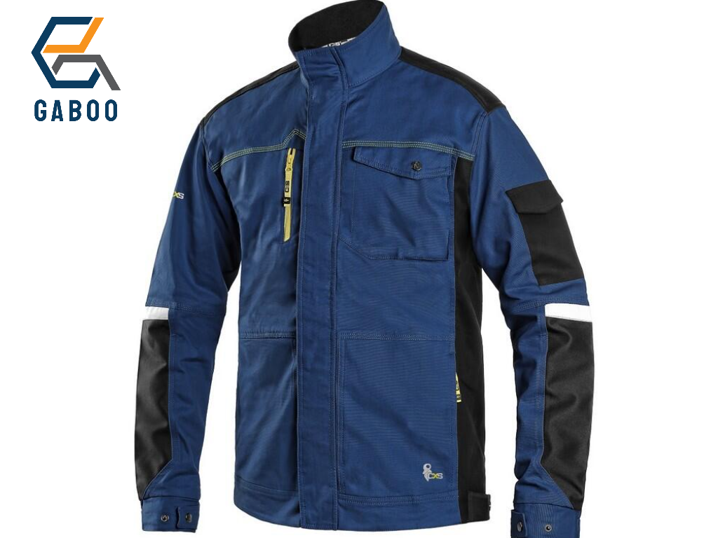 GIACCA DA LAVORO CXS STRETCH, DA UOMO, BLU MARINO-NERO