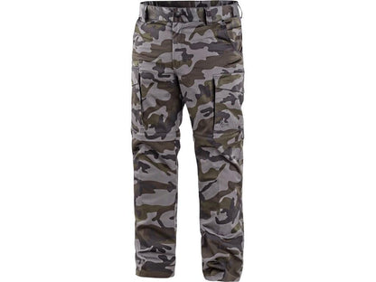 TROUSERS CXS CAMO, MEN'S, CAMUFLAGE, WITH DETACHABLE LEGS