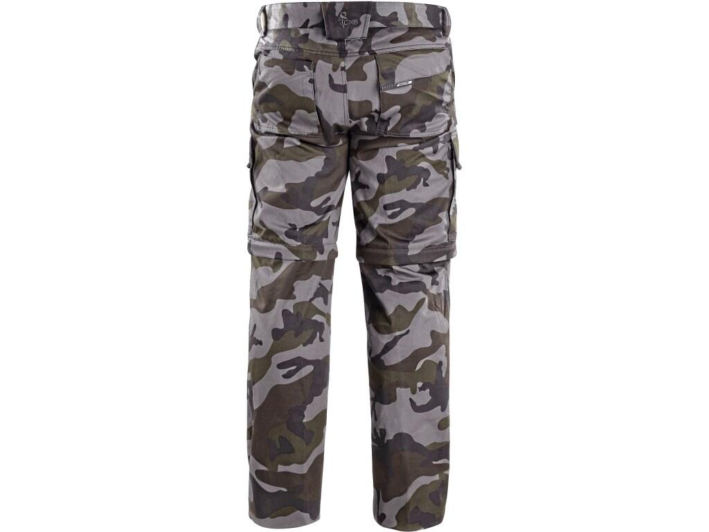 TROUSERS CXS CAMO, MEN'S, CAMUFLAGE, WITH DETACHABLE LEGS