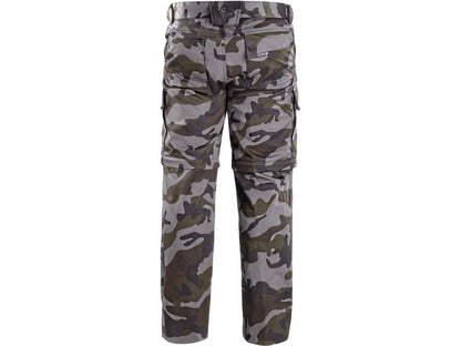 TROUSERS CXS CAMO, MEN'S, CAMUFLAGE, WITH DETACHABLE LEGS