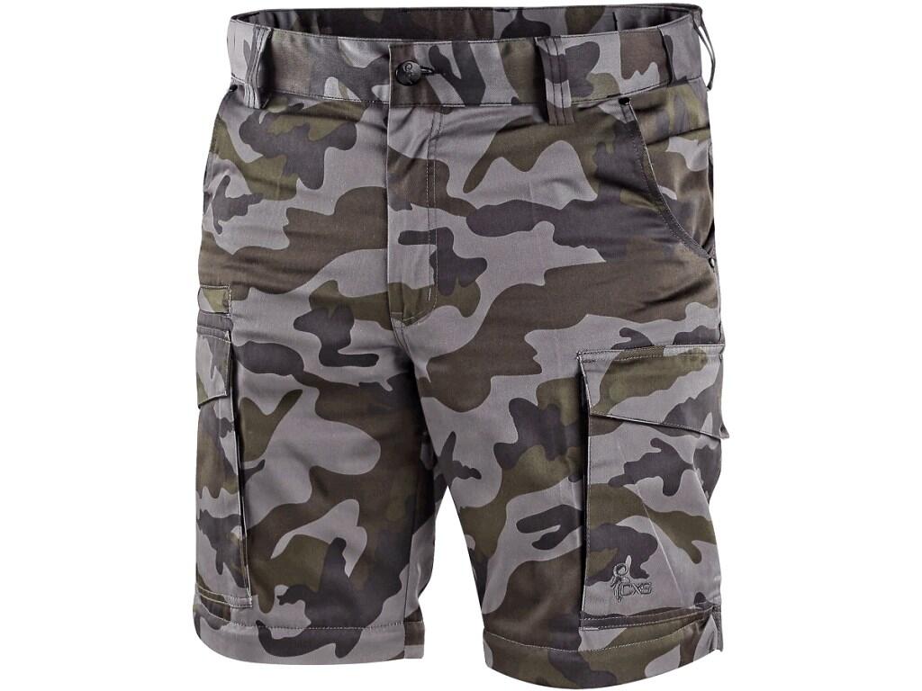 TROUSERS CXS CAMO, MEN'S, CAMUFLAGE, WITH DETACHABLE LEGS