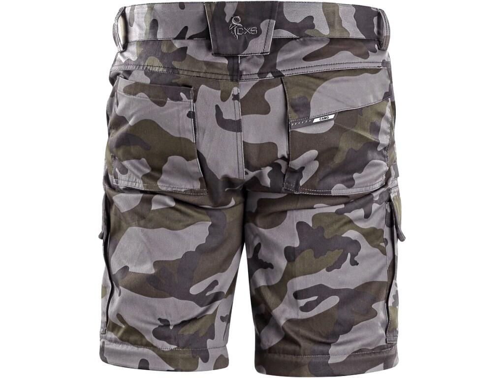 TROUSERS CXS CAMO, MEN'S, CAMUFLAGE, WITH DETACHABLE LEGS