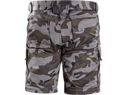 TROUSERS CXS CAMO, MEN'S, CAMUFLAGE, WITH DETACHABLE LEGS