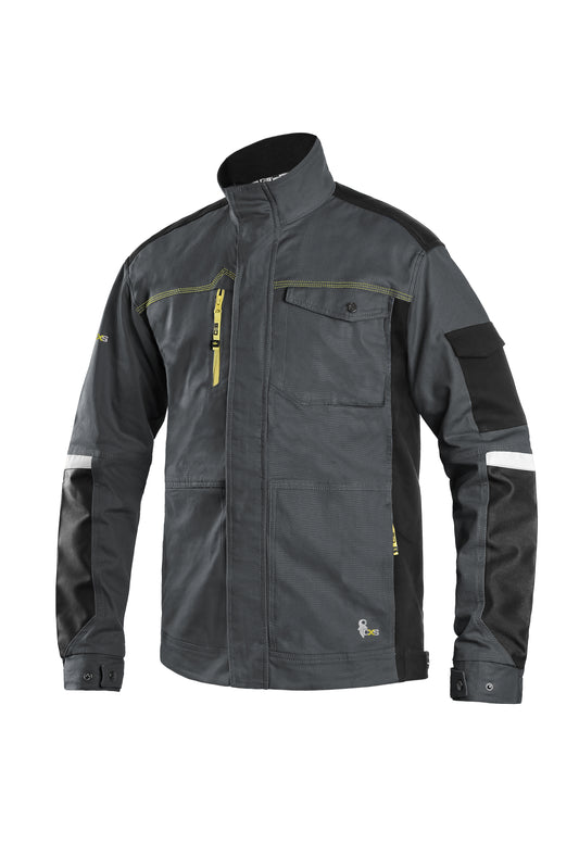 JACKET CXS STRETCH, MEN´S, DARK GREY-BLACK