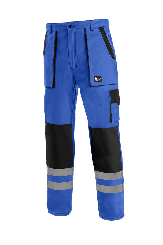 WORKING TROUSERS CXS LUXY BRIGHT, MEN´S, BLUE-BLACK